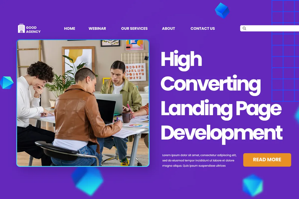 Landing Page Website Development